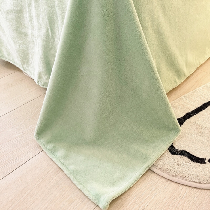 91家纺网 家纺一手货源 找家纺 金爱家 2023新款牛奶绒小清新四件套 浪漫花季