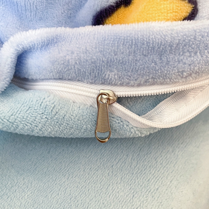 91家纺网 家纺一手货源 找家纺 金爱家 2023新款牛奶绒小清新四件套 七彩小熊