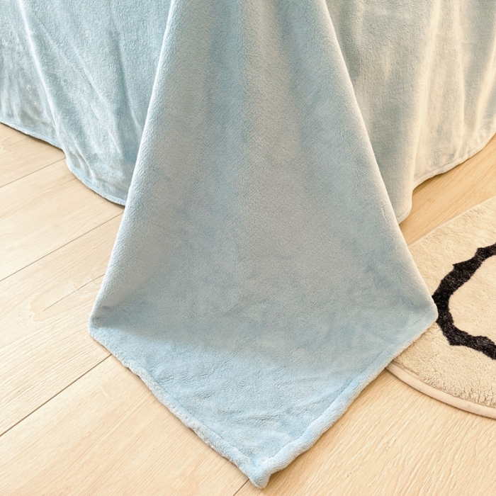 91家纺网 家纺一手货源 找家纺 金爱家 2023新款牛奶绒小清新四件套 七彩小熊