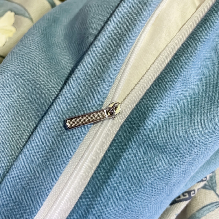 91家纺网 家纺一手货源 找家纺 金爱家2023新款大版磨毛四件套花卉系列 芳菲芳郁-兰