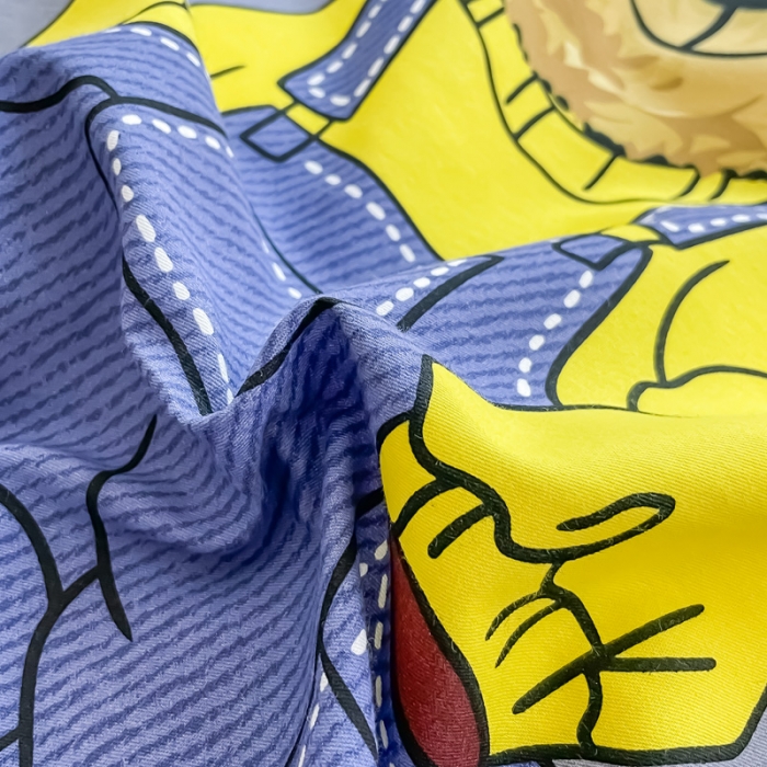 91家纺网 家纺一手货源 找家纺 金爱家 2023新款大版卡通磨毛四件套 快乐时光