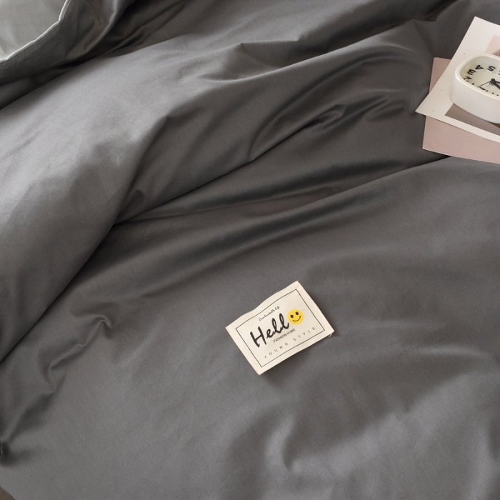 91家纺网 家纺一手货源 找家纺 （总）卡迪亚全棉13372学生纯色三件套