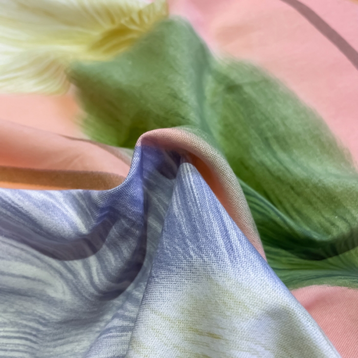 91家纺网 家纺一手货源 找家纺 金爱家2023新款大版磨毛四件套花卉系列 夏日时光-粉