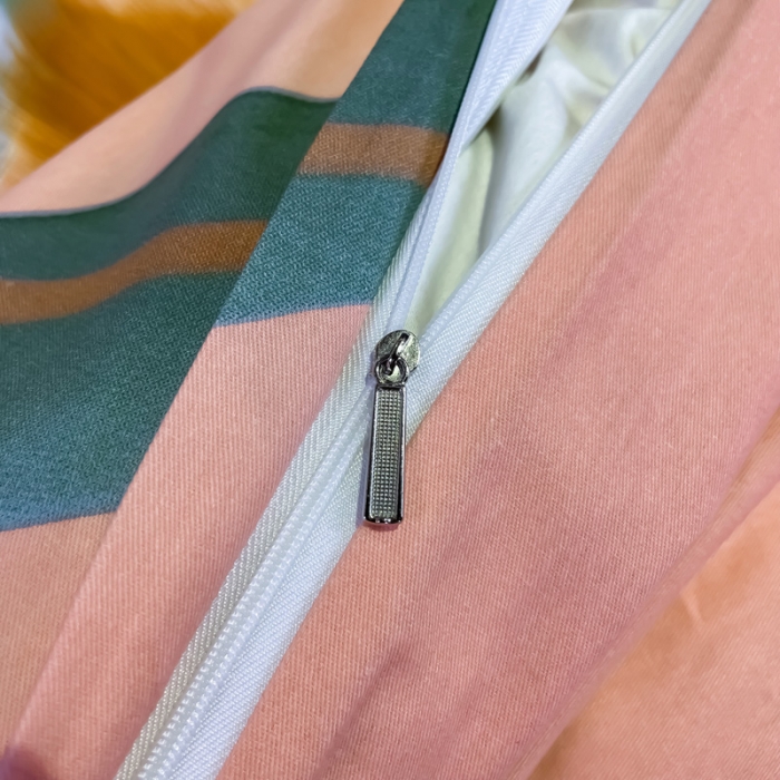 91家纺网 家纺一手货源 找家纺 金爱家2023新款大版磨毛四件套花卉系列 夏日时光-粉