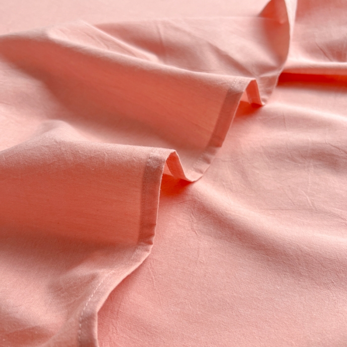 91家纺网 家纺一手货源 找家纺 玖弘家居  2022新款全棉色织水洗棉单品床单系列 纯粉