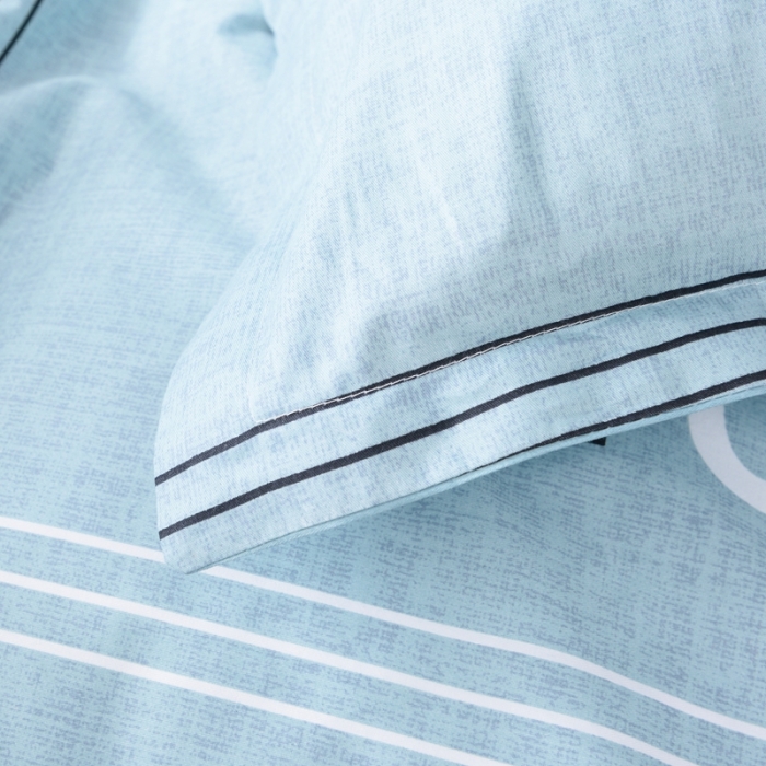 91家纺网 家纺一手货源 找家纺 卡迪亚家纺2022新款全棉13372学生纯色三件套 浪漫时光