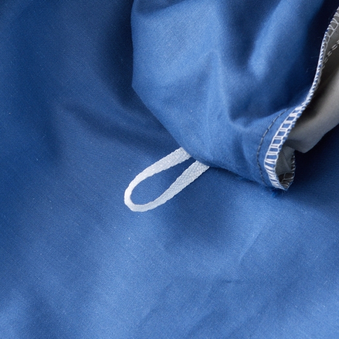 91家纺网 家纺一手货源 找家纺 卡迪亚家纺2022新款全棉13372学生纯色三件套 牛仔蓝