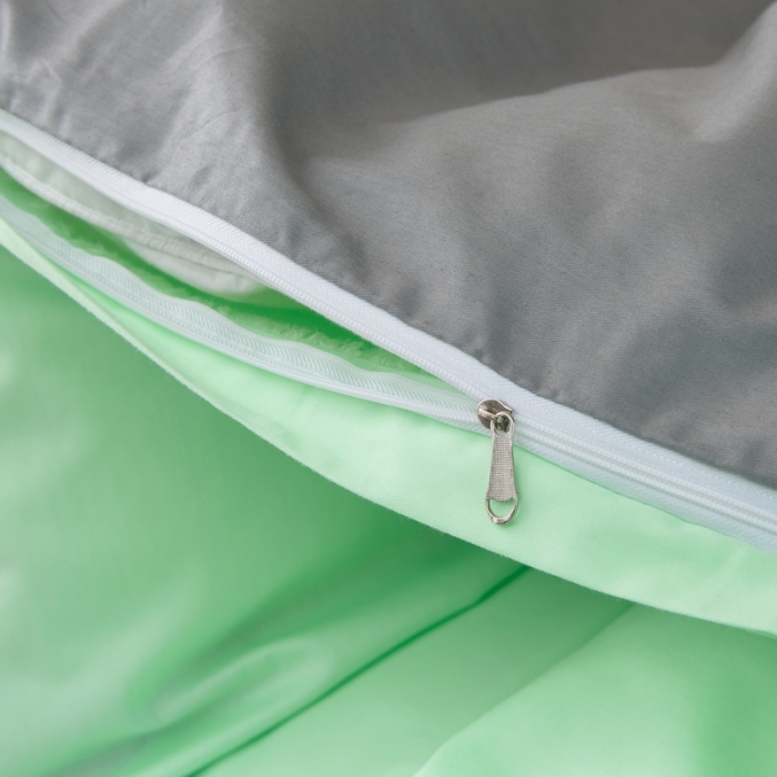 91家纺网 家纺一手货源 找家纺 晶缦 2022新款宿舍学生床全棉13372纯色三件套 浅绿