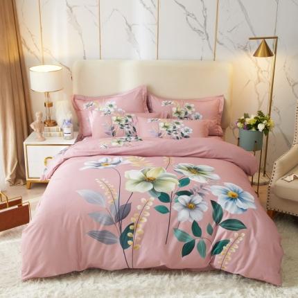 91家纺网 家纺一手货源 找家纺 （总）金纱玉纺2022新款全棉生态大版磨毛四件套