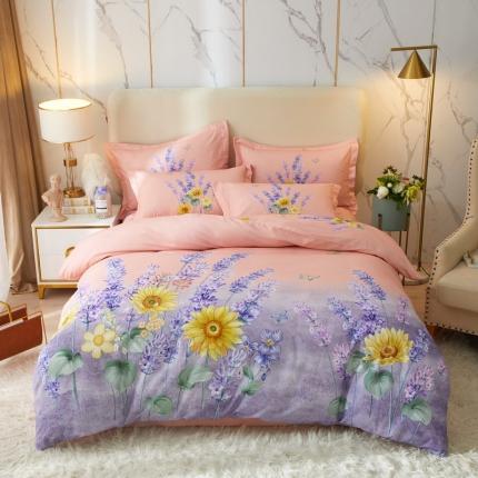 91家纺网 家纺一手货源 找家纺 （总）金纱玉纺2022新款全棉生态大版磨毛四件套