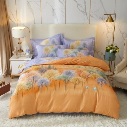 91家纺网 家纺一手货源 找家纺 （总）金纱玉纺2022新款全棉生态大版磨毛四件套