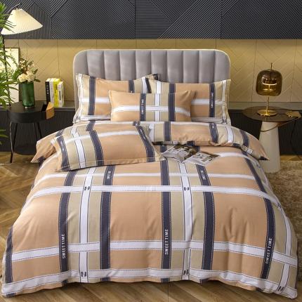 91家纺网 家纺一手货源 找家纺 （总）简冠家纺 2022新款全棉加厚生态磨毛四件套