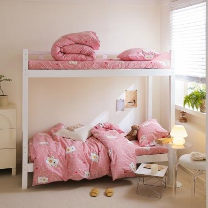 91家纺网 家纺一手货源 找家纺 （总）寐眠 2022新款全棉印花学生三件套