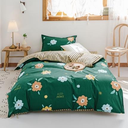 贝兰仙奴全棉学生三件套团购开学宿舍床上用品 .春天里