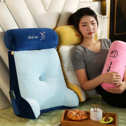 （总）永光家居 2022新款床头靠垫 腰靠阅读枕多功能抱抱枕