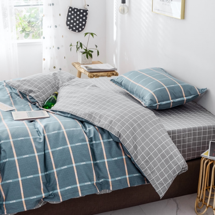 91家纺网 家纺一手货源 找家纺 贝兰仙奴全棉学生三件套团购开学宿舍床上用品 离歌兰