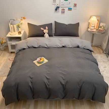 91家纺网 家纺一手货源 找家纺 （总）火麒麟家纺 2023新款水洗棉双拼四件套-四季予你