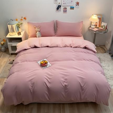 91家纺网 家纺一手货源 找家纺 （总）火麒麟家纺 2023新款水洗棉双拼四件套-四季予你