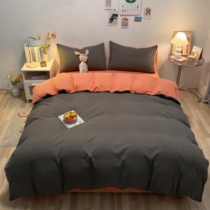 91家纺网 家纺一手货源 找家纺 （总）火麒麟家纺 2023新款水洗棉双拼四件套-四季予你