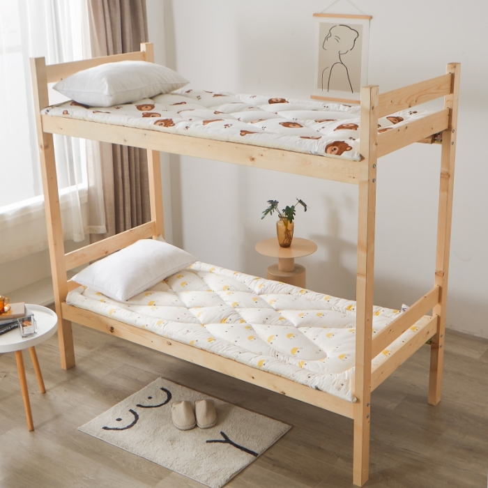 91家纺网 家纺一手货源 找家纺 鹿辉2022新款全棉A类棉花床垫床褥子 小皇冠