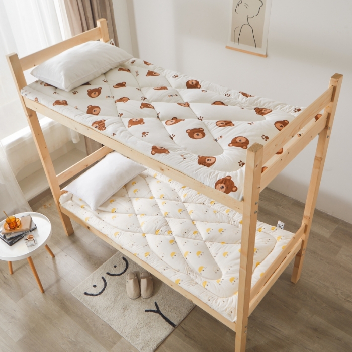 91家纺网 家纺一手货源 找家纺 鹿辉2022新款全棉A类棉花床垫床褥子 小皇冠