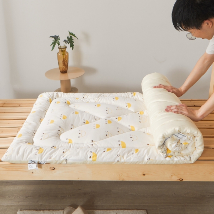 91家纺网 家纺一手货源 找家纺 鹿辉2022新款全棉A类棉花床垫床褥子 小皇冠