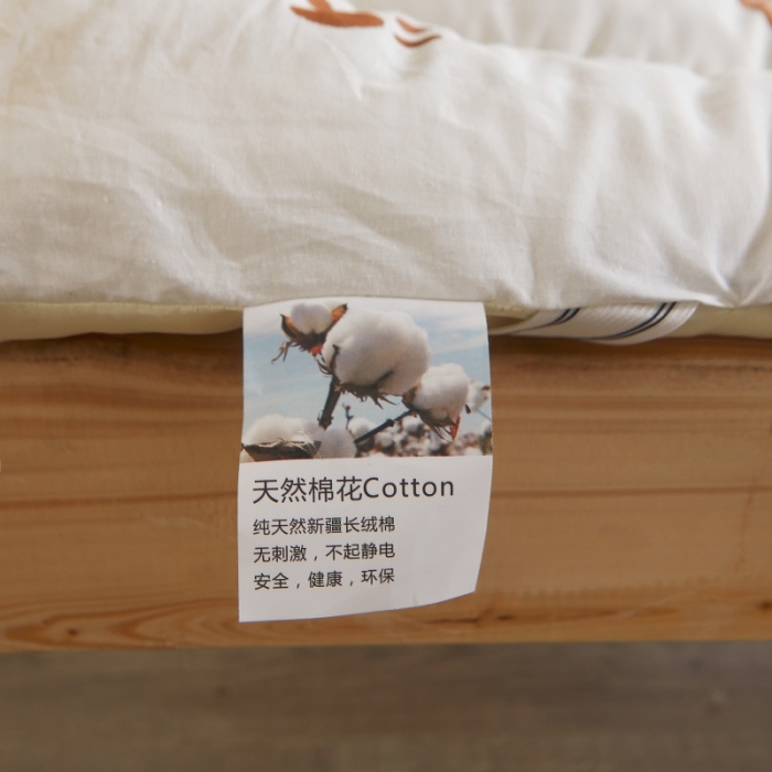 91家纺网 家纺一手货源 找家纺 鹿辉2022新款全棉A类棉花床垫床褥子 小熊
