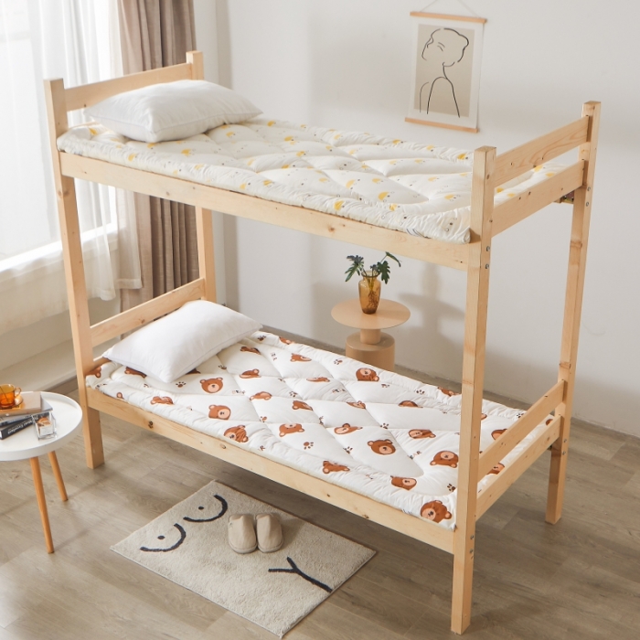 91家纺网 家纺一手货源 找家纺 鹿辉2022新款全棉A类棉花床垫床褥子 小熊