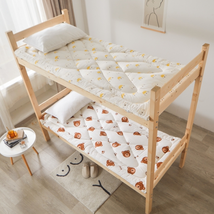 91家纺网 家纺一手货源 找家纺 鹿辉2022新款全棉A类棉花床垫床褥子 小熊