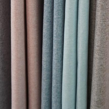 布森布艺 2022新款化纤被芯面料150克色织麻棉系列