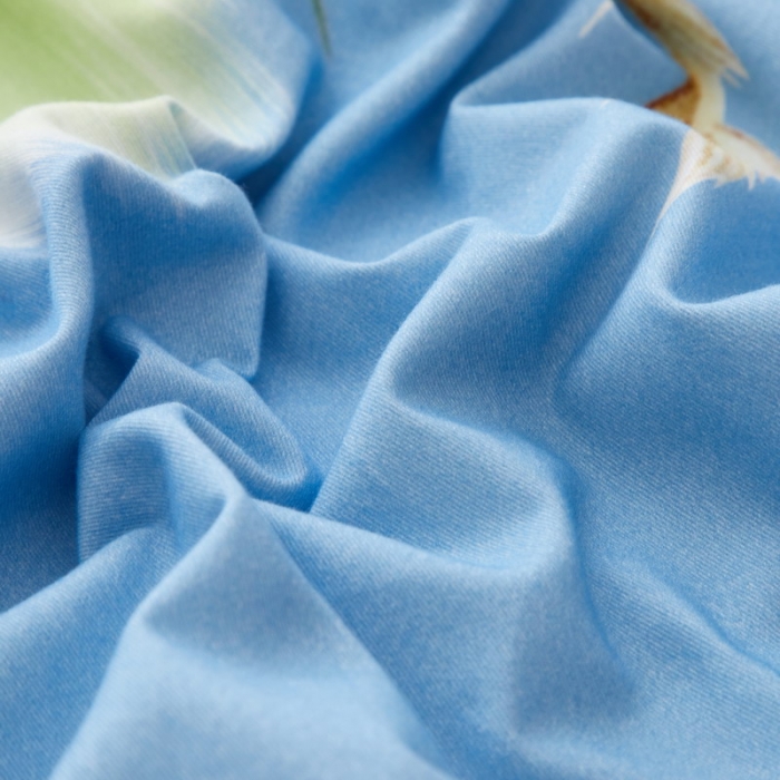 91家纺网 家纺一手货源 找家纺 金纱玉纺2022新款全棉生态大版磨毛四件套 秋色宜人-兰