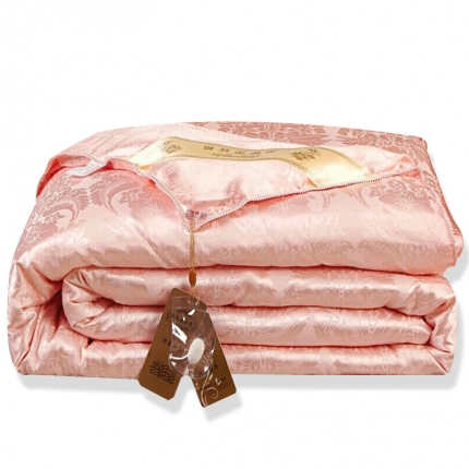 91家纺网 家纺一手货源 找家纺 (总）前程家纺 牡丹花蜘蛛花丝绸印花冬被春秋被子可定做手工订花