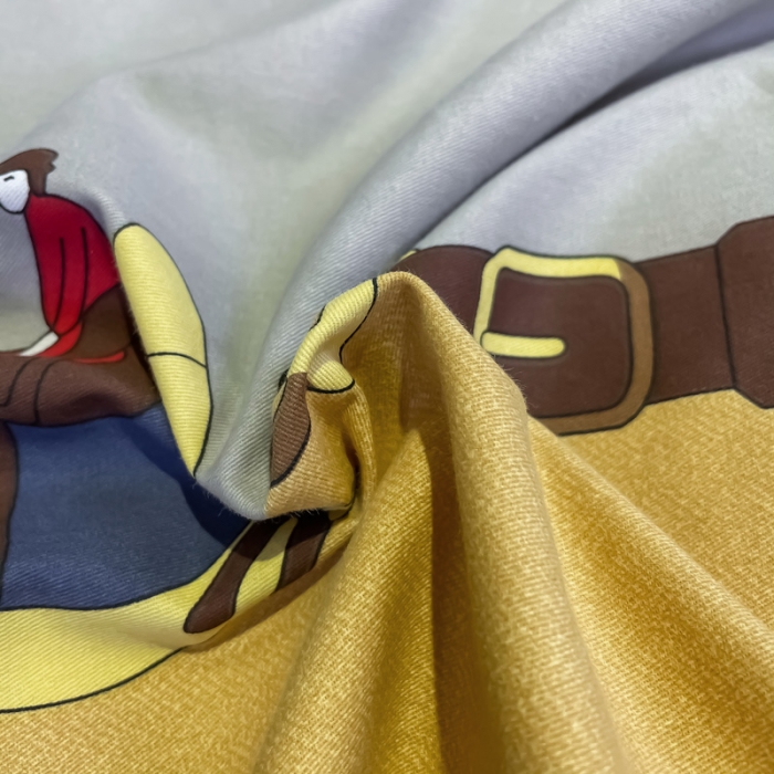 91家纺网 家纺一手货源 找家纺 金爱家 2023新款大阪纯棉生态磨毛条格简约系列四件套 洛卡风情黄