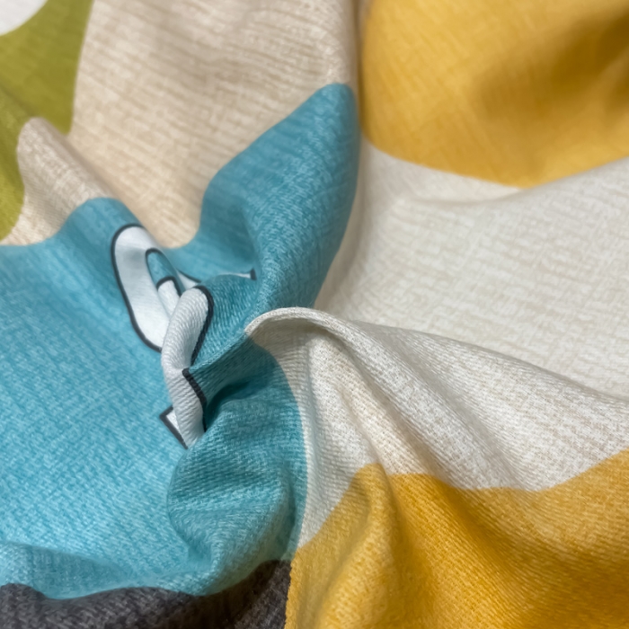 91家纺网 家纺一手货源 找家纺 金爱家 2023新款大阪纯棉生态磨毛条格简约系列四件套 清风吟-兰