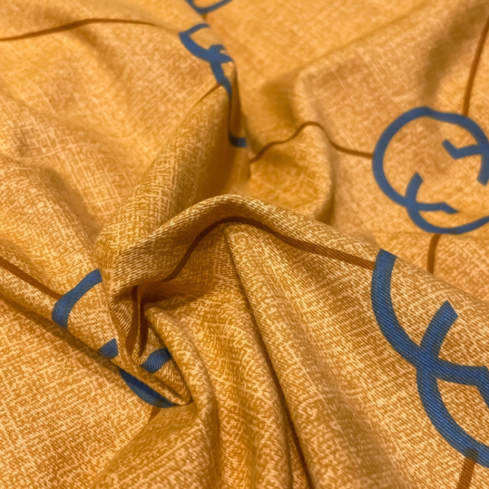 91家纺网 家纺一手货源 找家纺 金爱家 2023新款大阪纯棉生态磨毛条格简约系列四件套 维纳斯-桔