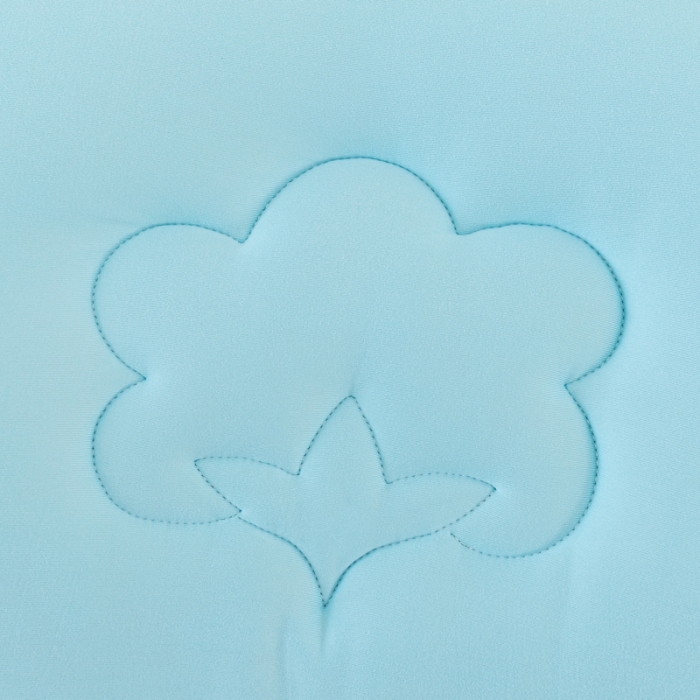 91家纺网 家纺一手货源 找家纺 一条棉被 2022新款A类针织棉奶盖棉花被 海洋蓝