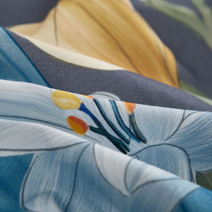 91家纺网 家纺一手货源 找家纺 雲归梦 2022年新款加厚全棉大版四件套第二批-花卉 花好月圆-粉