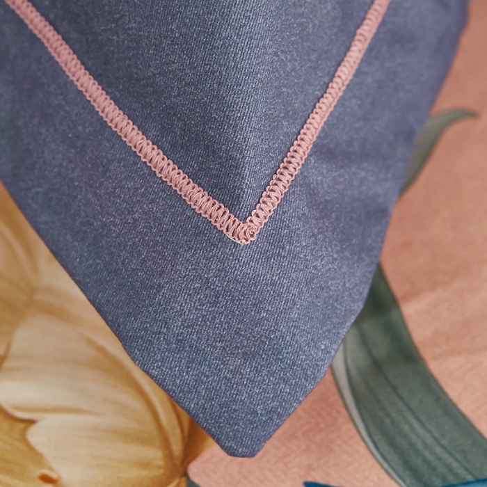 91家纺网 家纺一手货源 找家纺 雲归梦 2022年新款加厚全棉大版四件套第二批-花卉 花好月圆-粉