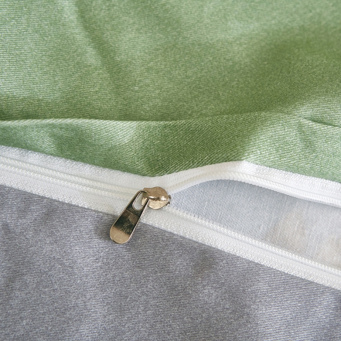 91家纺网 家纺一手货源 找家纺 雲归梦 2022年新款加厚全棉大版四件套第二批-花卉 花容月貌-绿