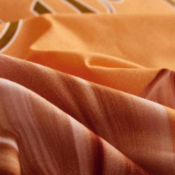 91家纺网 家纺一手货源 找家纺 雲归梦 2022年新款加厚全棉大版四件套第二批-花卉 罗曼蒂克-桔