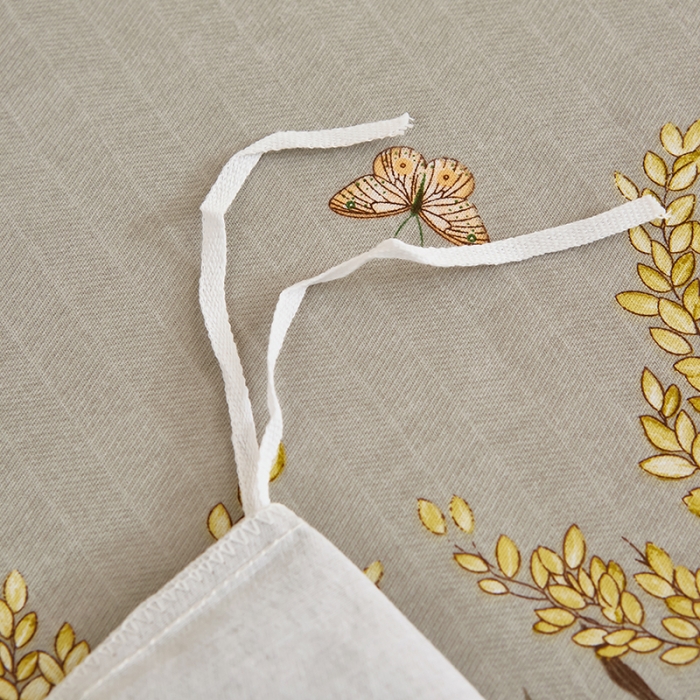 91家纺网 家纺一手货源 找家纺 雲归梦 2022年新款加厚全棉大版四件套第二批-花卉 梦境-桔