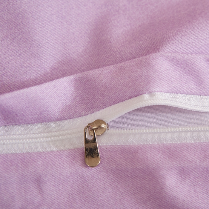 91家纺网 家纺一手货源 找家纺 雲归梦 2022年新款加厚全棉大版四件套第二批-花卉 蜜雪冰城-紫