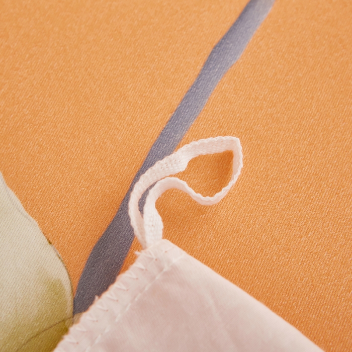 91家纺网 家纺一手货源 找家纺 雲归梦 2022年新款加厚全棉大版四件套第二批-花卉 悠悠我心-桔