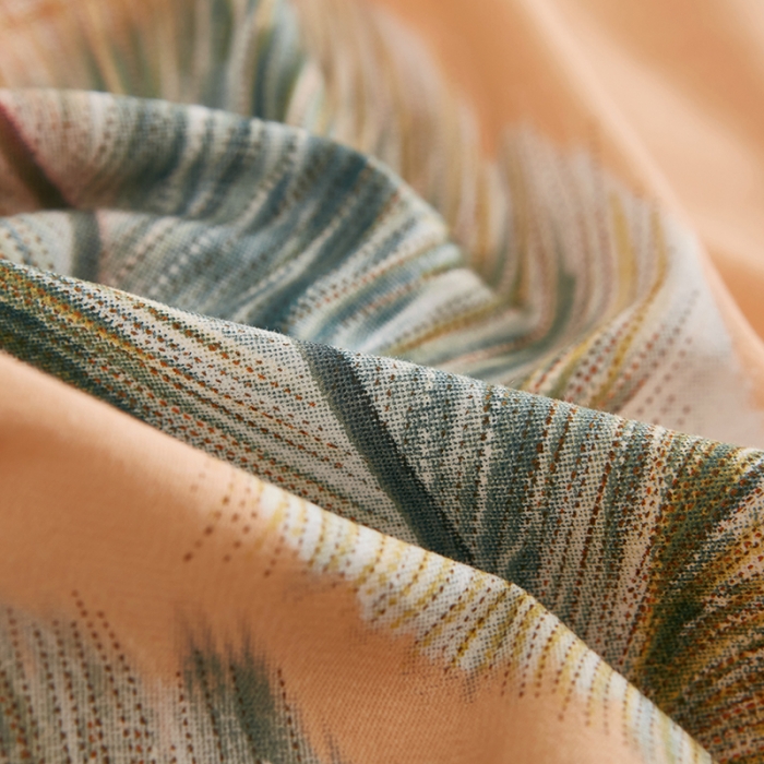 91家纺网 家纺一手货源 找家纺 雲归梦 2022年新款加厚全棉大版四件套第二批-花卉 羽蝶-粉