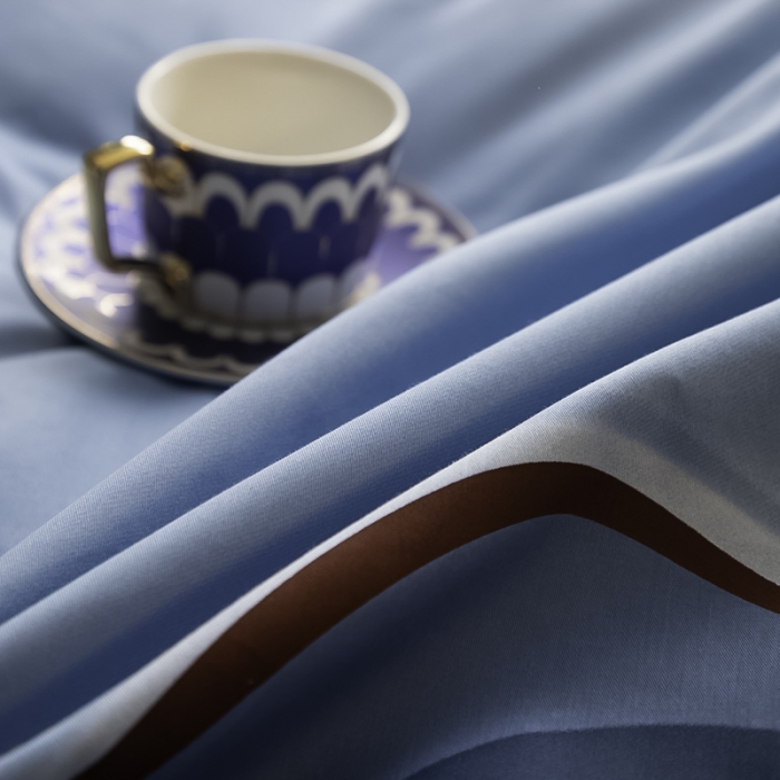 91家纺网 家纺一手货源 找家纺 雲归梦 2022年新款加厚全棉大版四件套第二批-格条卡通 兰卡斯-兰