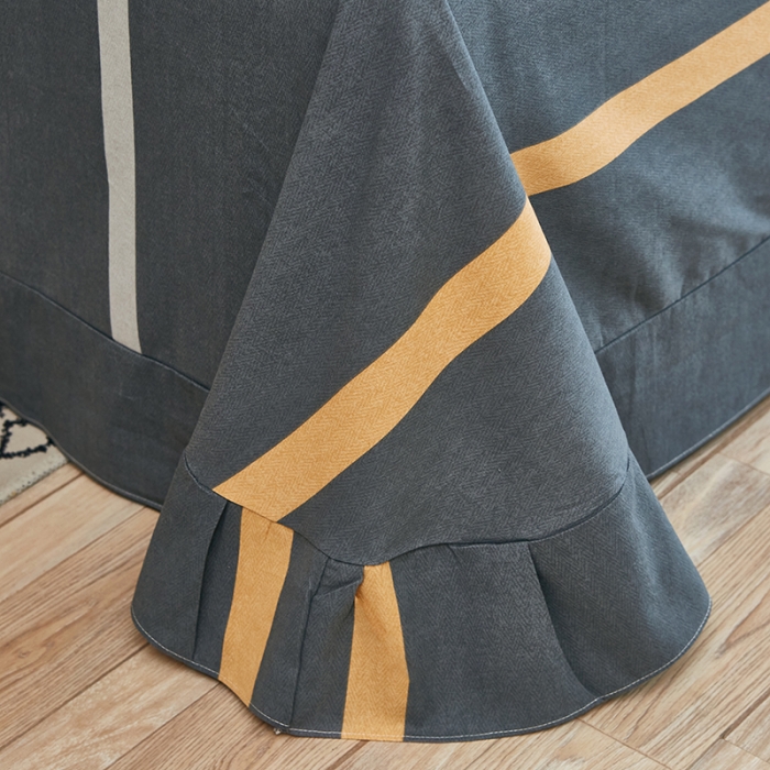 91家纺网 家纺一手货源 找家纺 雲归梦 2022年新款加厚全棉大版四件套第二批-格条卡通 天空之城