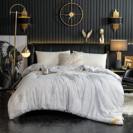 91家纺网 家纺一手货源 找家纺 好欣怡 2024新款澳绒棉大豆被【清仓】