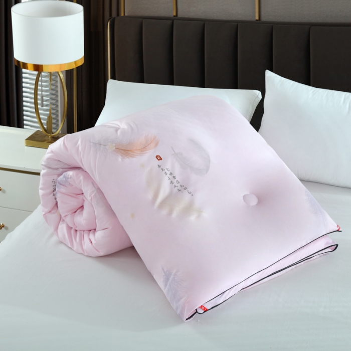 91家纺网 家纺一手货源 找家纺 好欣怡 2023新国潮大豆蛋白冬被被子被芯 羽毛