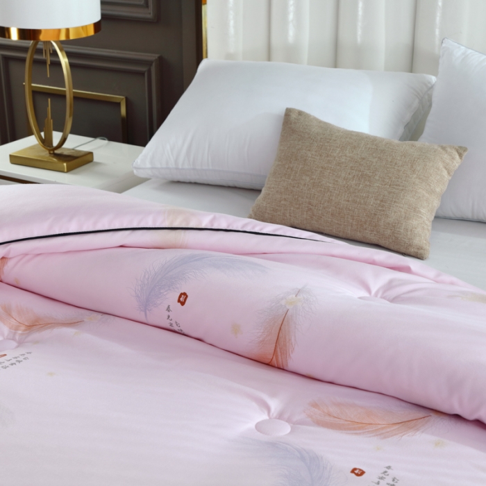 91家纺网 家纺一手货源 找家纺 好欣怡 2023新国潮大豆蛋白冬被被子被芯 羽毛