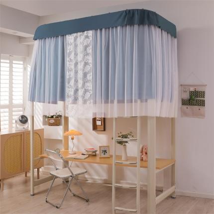 91家纺网 家纺一手货源 找家纺 （总）飞轮海 U型双轨道床帘学生蚊帐上下铺通用XD-1